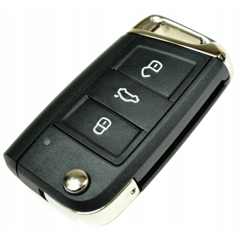 VOLKSWAGEN - KLUCZYK Z ELEKTRONIKĄ KEYLESS | PILOT 433MHz
