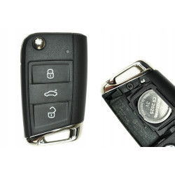 VOLKSWAGEN - KLUCZYK Z ELEKTRONIKĄ KEYLESS | PILOT 433MHz