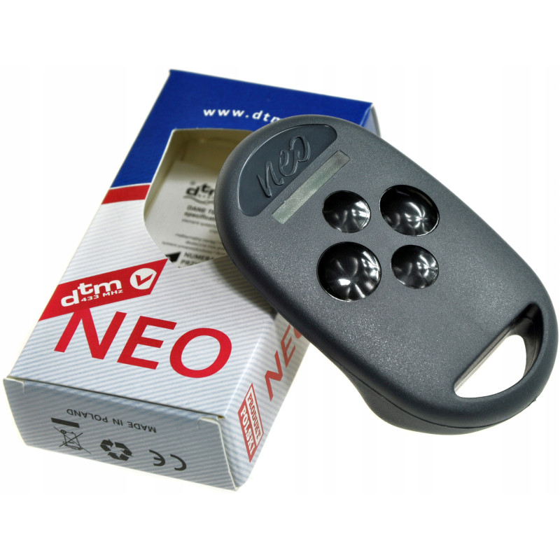 DTM NEO4SZA SZARY - PILOT DO BRAMY | 433,92MHz