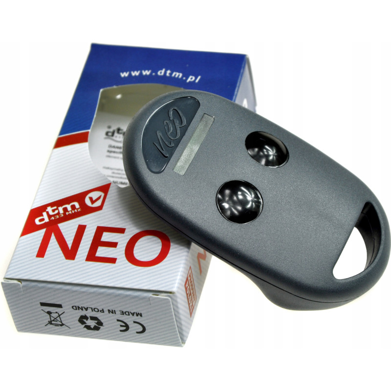 DTM NEO2SZA SZARY - PILOT DO BRAMY | 433,92MHz