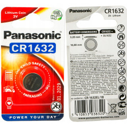 PANASONIC CR1632 - BATERIA LITOWA | 3V | 140mAh