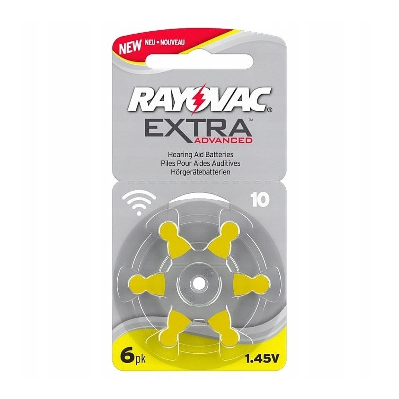RAYOVAC 10 - BATERIE DO APARATÓW SŁUCHOWYCH | 6 SZTUK
