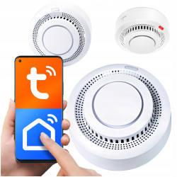 eKluczyki - BEZPRZEWODOWY DETEKTOR DYMU | Wi-Fi | TUYA
