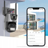 eKluczyki - PODWÓJNA KAMERA ZEWNĘTRZNA | Wi-Fi | IP | SMART | 1080p | FULL HD | 2x 3MP | DETEKCJA RUCHU | ALARM