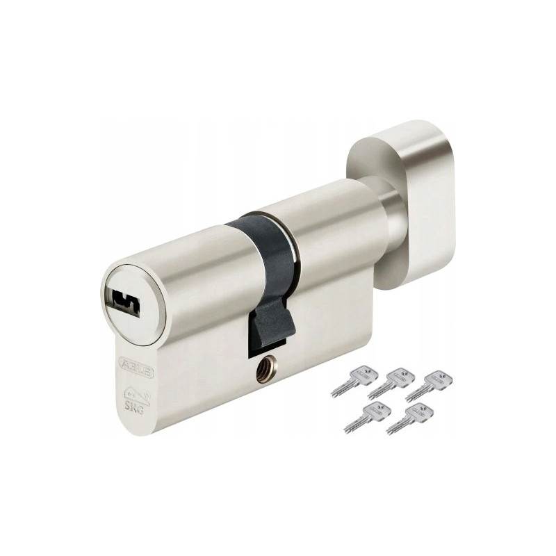 ABUS KD10 NP 35/45G - WKŁADKA Z GAŁKĄ | NIKIEL | 5 KLUCZY