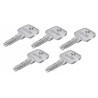 ABUS KD10 NP 45/50G - WKŁADKA Z GAŁKĄ | NIKIEL | 5 KLUCZY