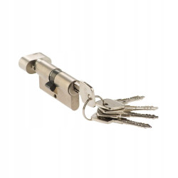 ABUS KD10 NP 35/35G - WKŁADKA Z GAŁKĄ | NIKIEL | 5 KLUCZY