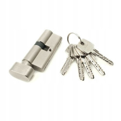 ABUS KD10 NP 35/35G - WKŁADKA Z GAŁKĄ | NIKIEL | 5 KLUCZY