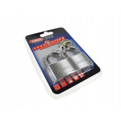 ABUS 727Ti/40 TWINS - 2 KŁÓDKI NA 1 KLUCZ | SYSTEM JEDNEGO KLUCZA | 40mm