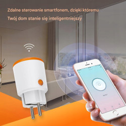 eKluczyki - INTELIGENTNE GNIAZDKO Wi-Fi ZigBee 3.0 | ELEKTRYCZNE | SMART | WTYCZKA | LICZNIK ENERGII | TUYA | SMART LIFE | 16A