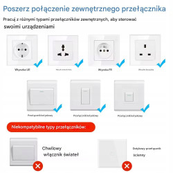 eKluczyki - INTELIGENTNY PRZEKAŹNIK ZigBee 3.0 | 16A | DO ŚWIATEŁ I GNIAZDEK | TUYA | SMART LIFE