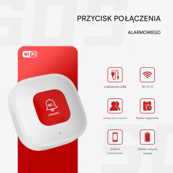 eKluczyki - ALARM BEZPRZEWODOWY | PILOT | PRZYCISK ALARMOWY SOS | CZUJNIK | TUYA | SMART | Wi-Fi