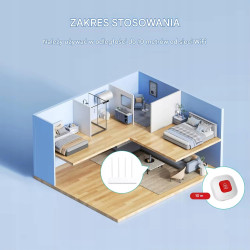 eKluczyki - ALARM BEZPRZEWODOWY | PILOT | PRZYCISK ALARMOWY SOS | CZUJNIK | TUYA | SMART | Wi-Fi