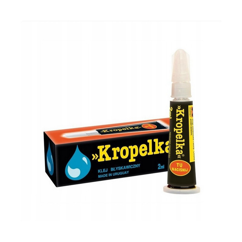 KROPELKA 2ml - KLEJ BŁYSKAWICZNY | UNIWERSALNY | SUPER MOCNY