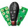 CHRYSLER | DODGE | JEEP - KLUCZYK Z ELEKTRONIKĄ | PILOT USA 315MHz | 5 PRZYCISKÓW + PANIC