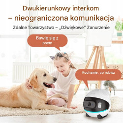 Kamera Robot mobilny do dziecka domu mieszkania zabawka dla psa kota Ubox